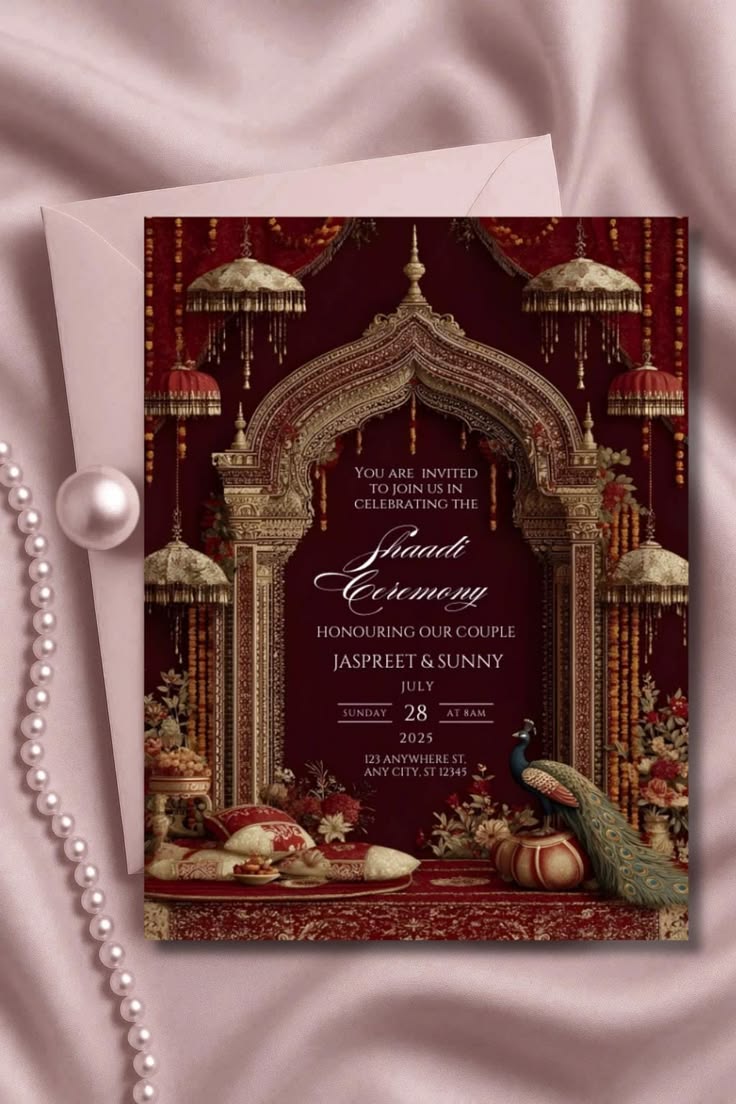 Custom Wedding Invitation Design