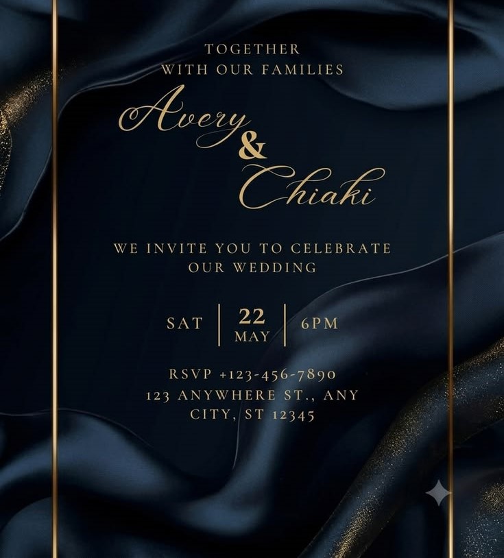 Personalized Wedding Invitation