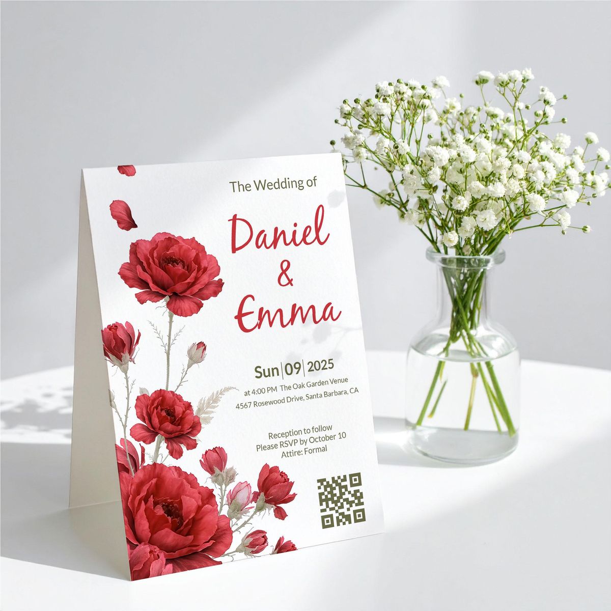 Customize Wedding Invitation