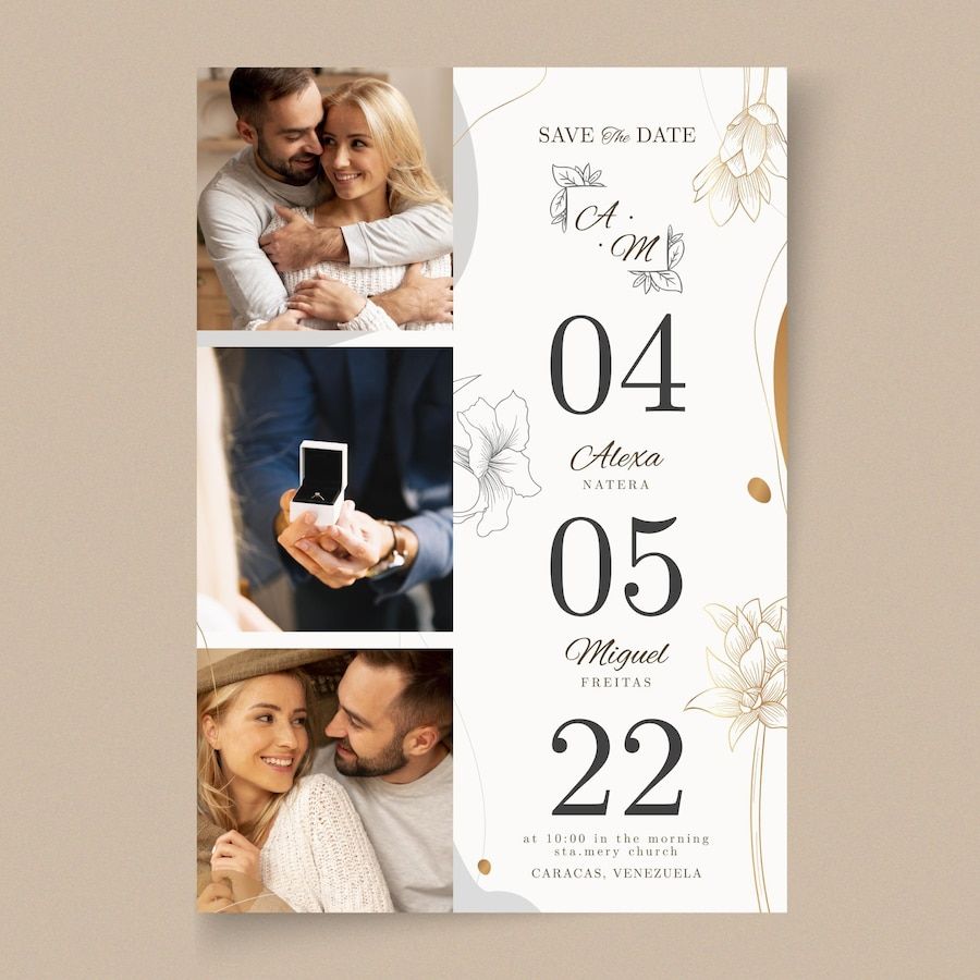 Custom DIY Wedding Invitations